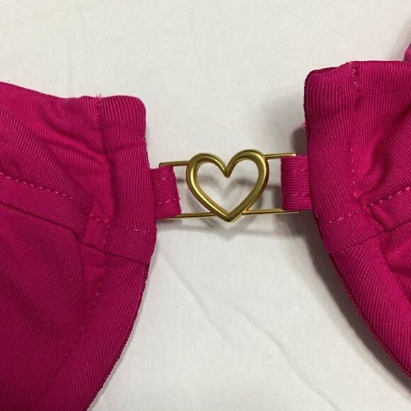 New. L*SPACE pink push up bikini top. Small. Retails $119 - Picture 11 of 11